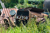 Abandoned car