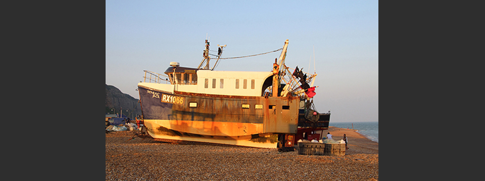 Fishing boat, Hastings